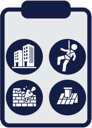Building + Working at heights + Painting + Roof