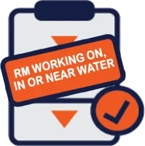 RM Working On, In or Near Water